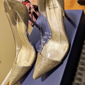 Stuart Weitzman High Heel Pumps Beautiful Platinum